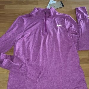 Nwt Womens Size Small Nike Quarter-Zip Swift Dri Fit Running UV Pullover Shirt